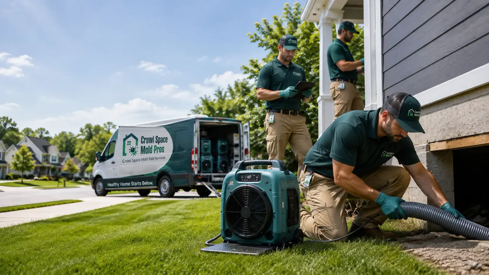 Crawl Space Mold Removal in Trenton, MI
